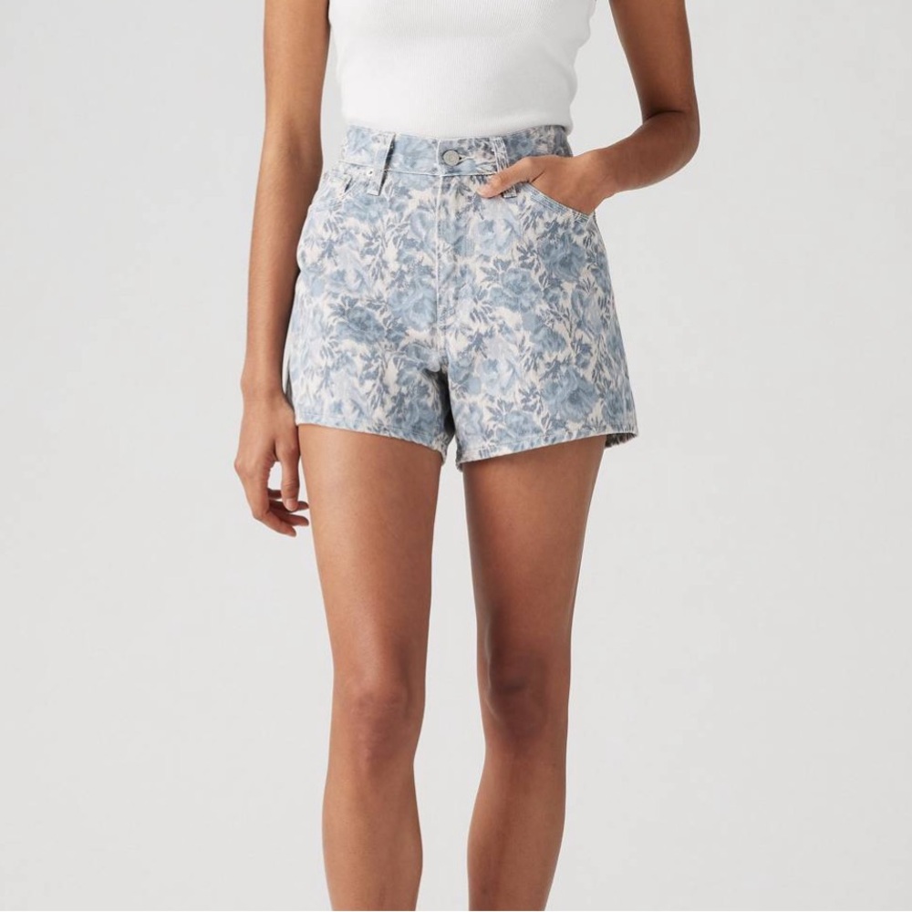 Levi’s 80’s mom denim shorts